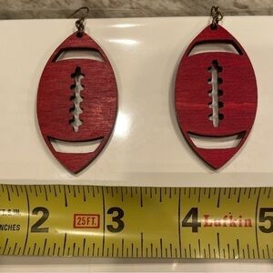 Football earrings